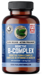 PURE LAB VITAMINS Bioactive B Complex Slow Release (120 veg caps)