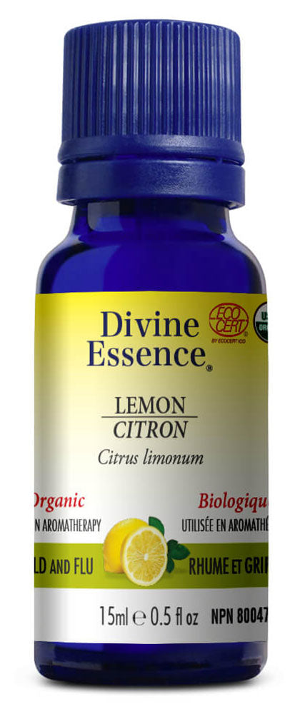 DIVINE ESSENCE Lemon (Organic - 15 ml)